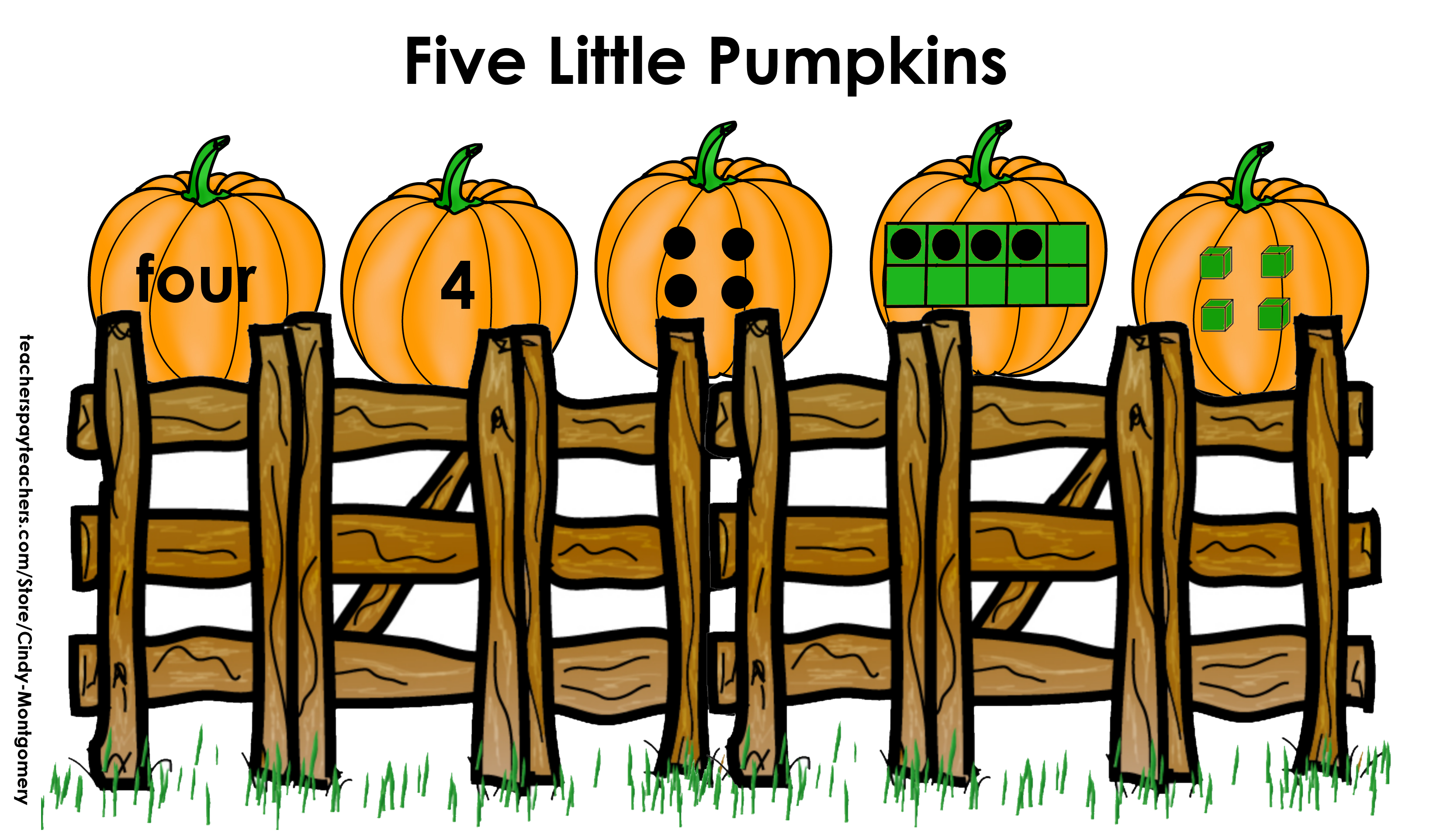 Every Day is the Weekend! l Five Little Pumpkins Math Activity